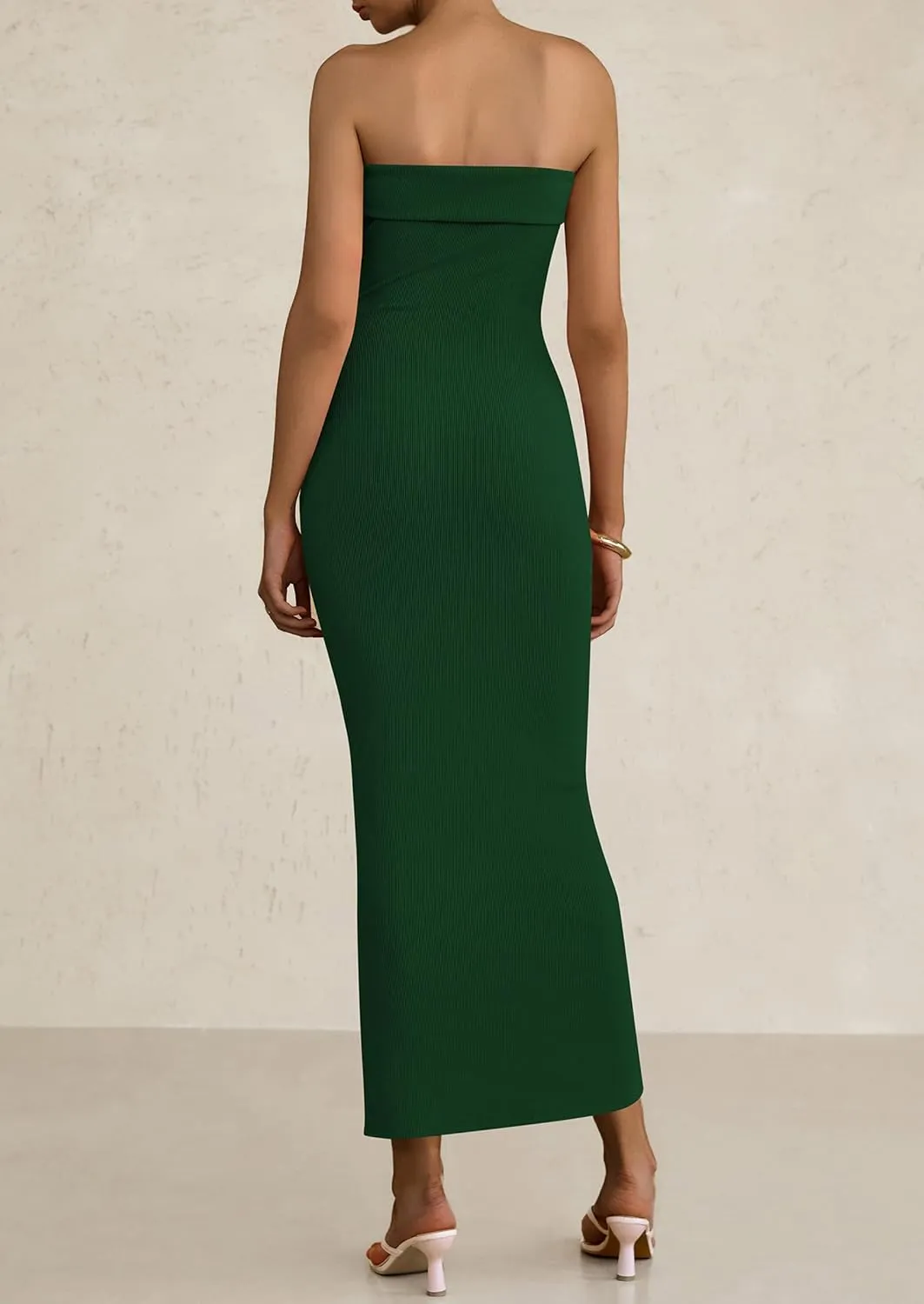 PRETTYGARDEN Women's Off Shoulder Bodycon Dresses 2025 Summer Ruched Asymmetrical High Split Elegant Cocktail Party Dress
