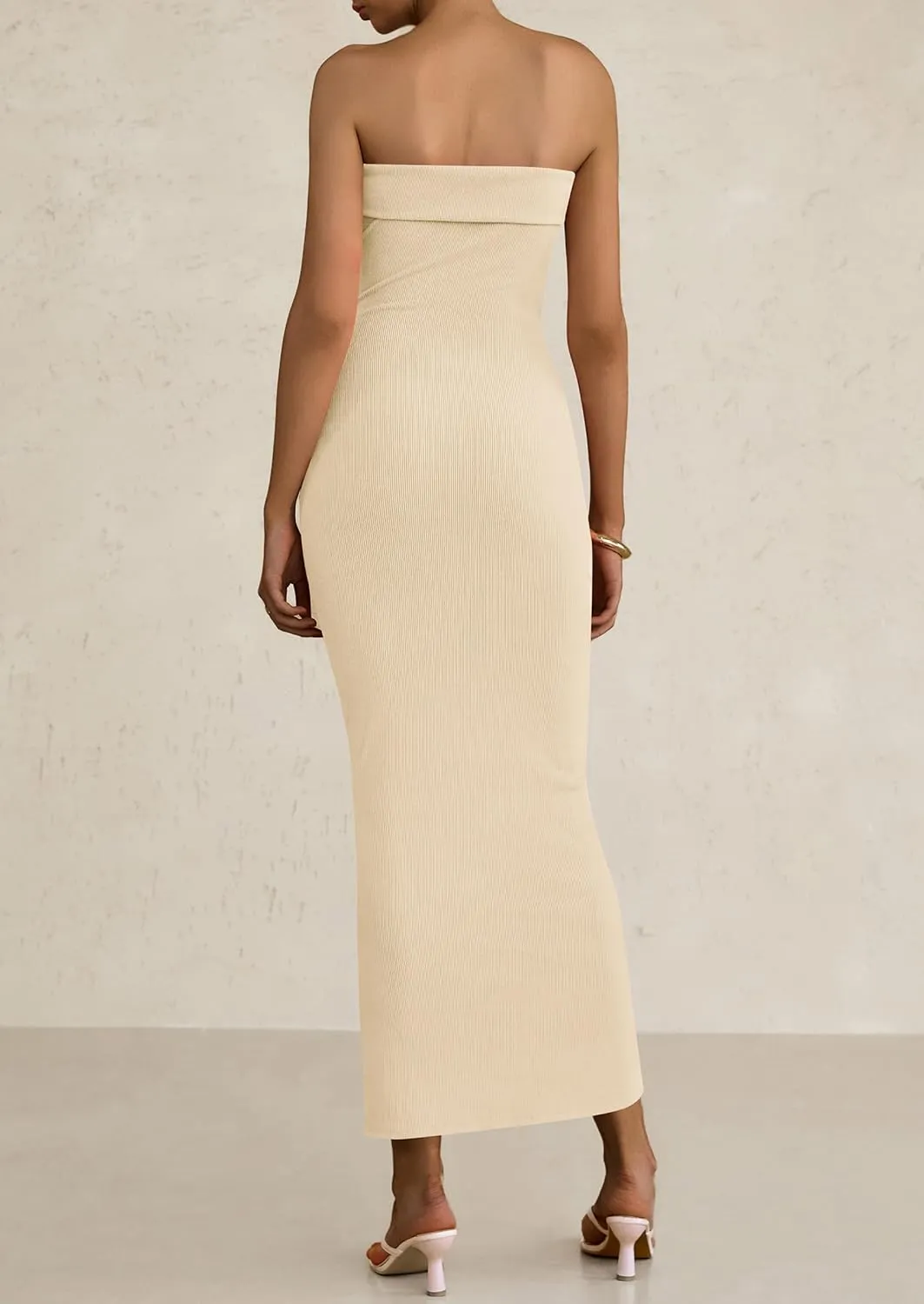 PRETTYGARDEN Women's Off Shoulder Bodycon Dresses 2025 Summer Ruched Asymmetrical High Split Elegant Cocktail Party Dress