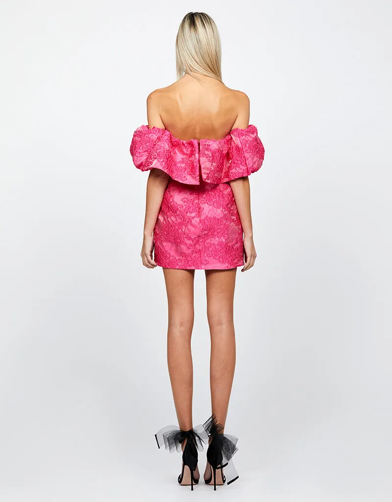 REAGAN OFF SHOULDER MINI DRESS BL63D02S