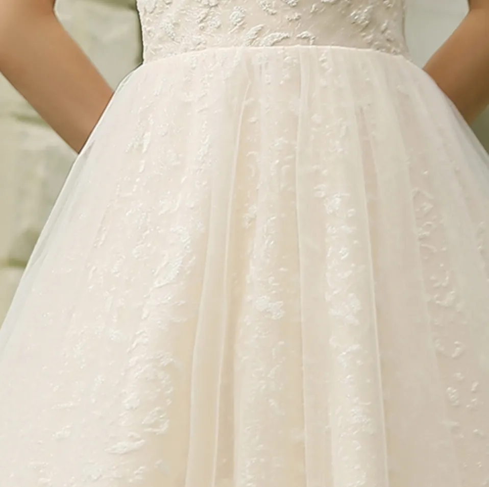 Sequins Princess Lace Wedding Dress