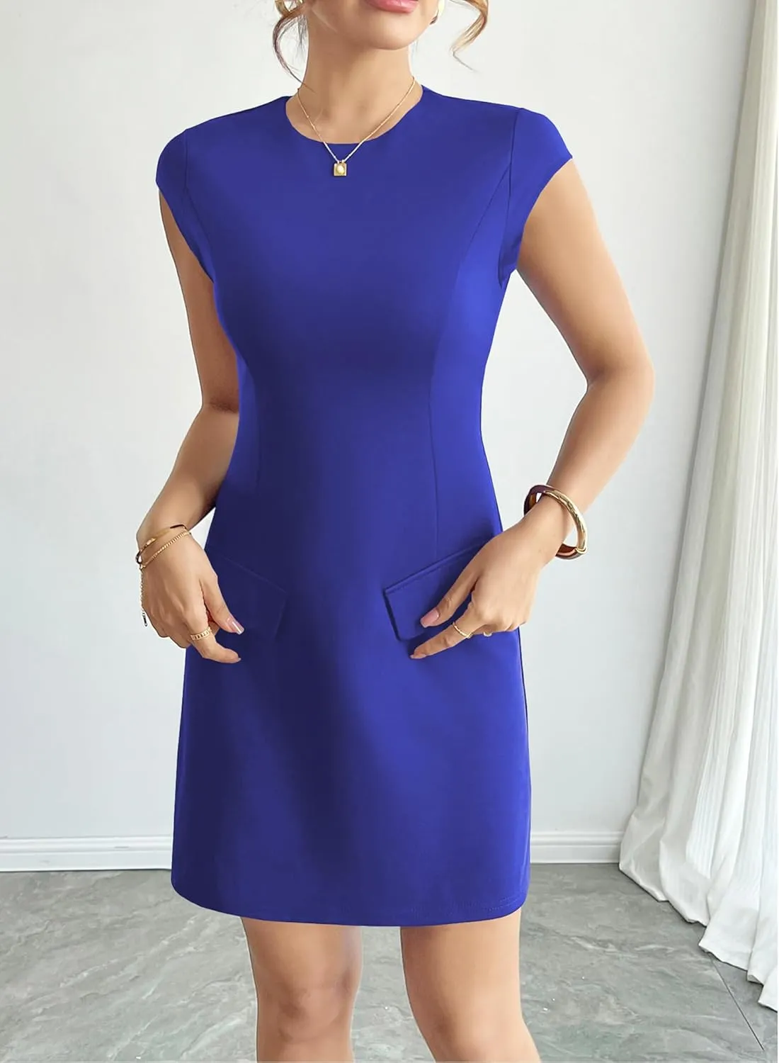 Womens Cap Sleeve Blazer Short Dresses Sexy Elegent Cocktail Wedding Guest Dress