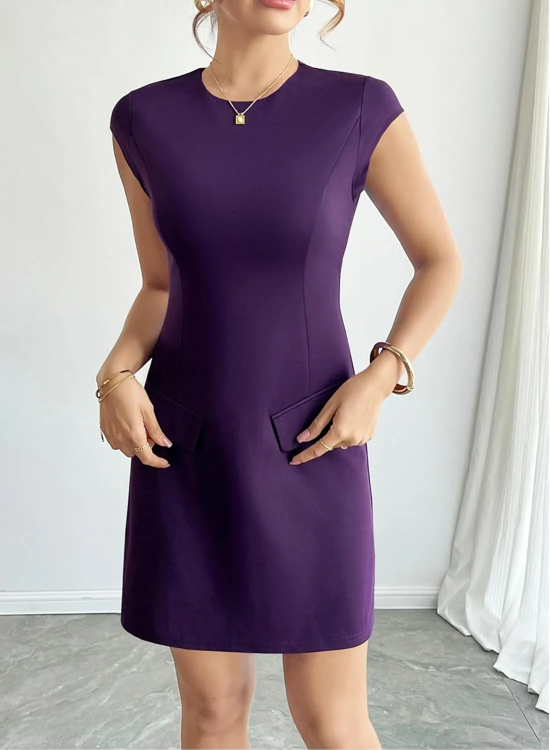 Womens Cap Sleeve Blazer Short Dresses Sexy Elegent Cocktail Wedding Guest Dress