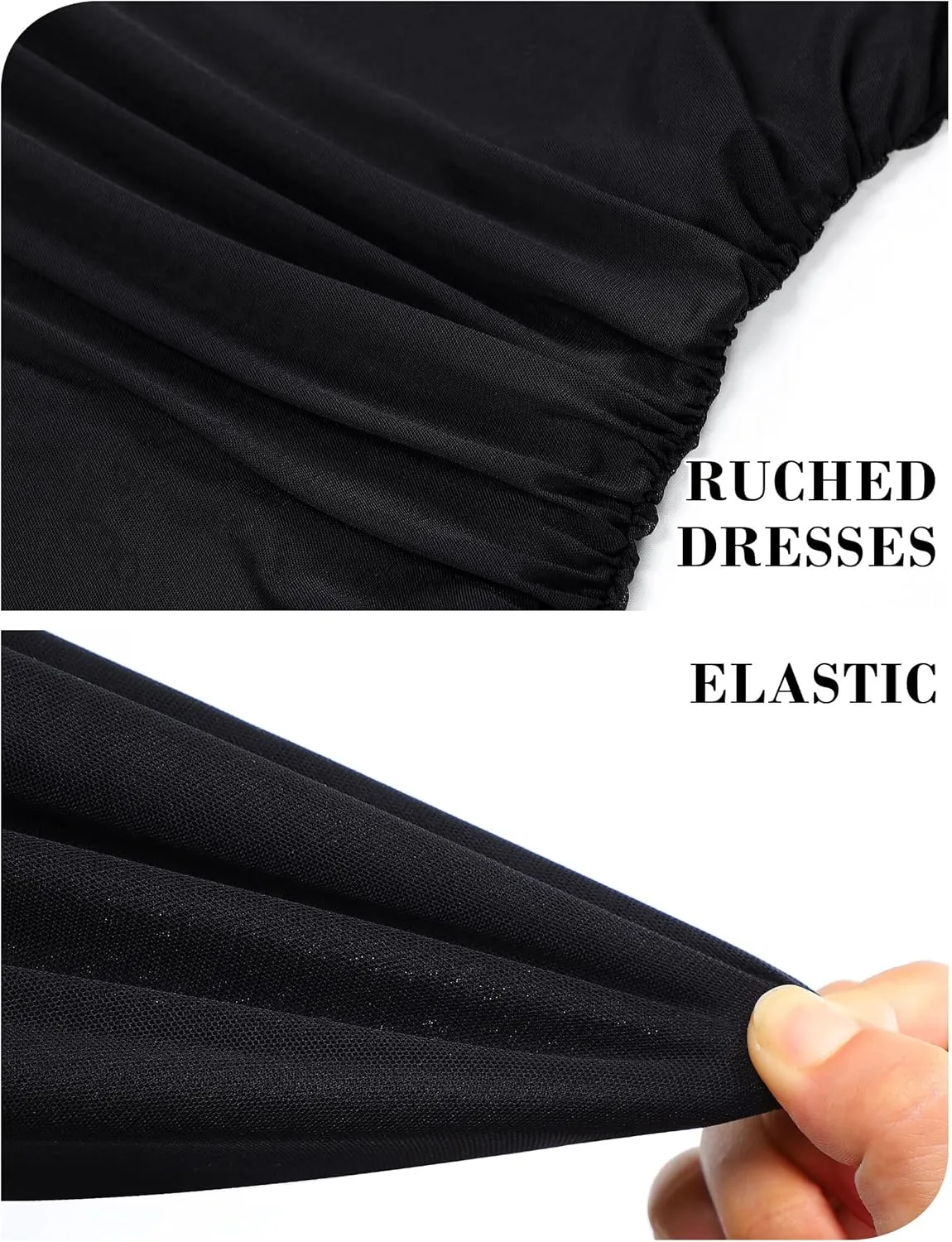 Women's Summer One Off Shoulder Long Midi Dresses Wedding Guest Floral Ruched Mesh Dress Cocktail Party 2025